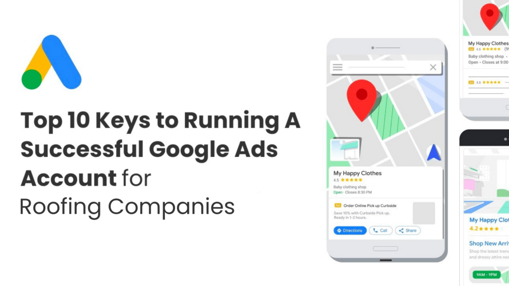 Top 10 Keys for Google Ads for Roofing Companies